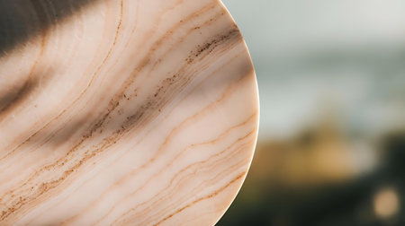 a marble plate with a brown and black patternの素材