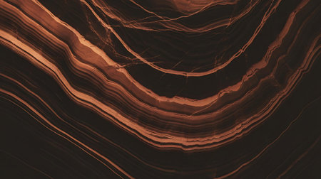 a black and brown background with a swirl patternの素材