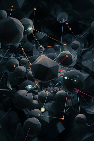 a bunch of rocks with a lot of small dotsの素材