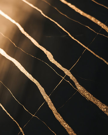a close up of a black marble floorの素材