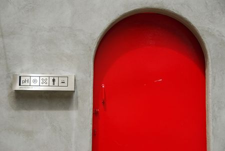 red doorの写真素材