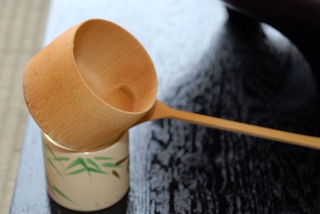 ladle and cupの写真素材