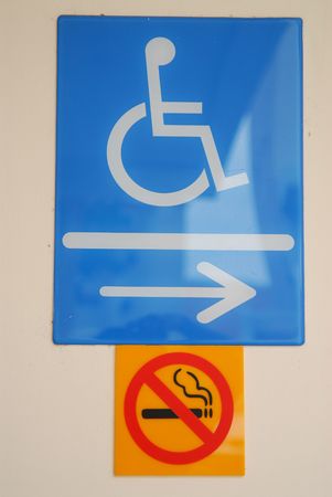 signage- handicapの写真素材