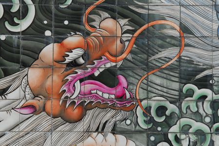 wall paintingの写真素材