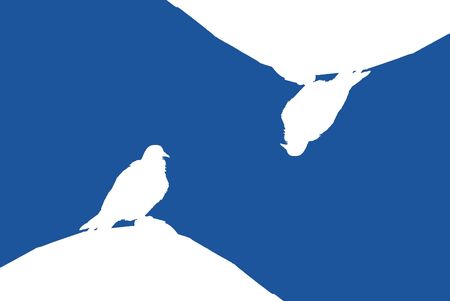 paper cutting - birdsの写真素材