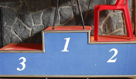 first second thirdの写真素材