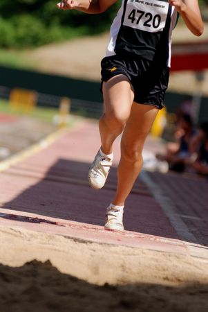 long jump help at the sport centre 