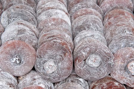 dried plums  selling at the foods store の写真素材