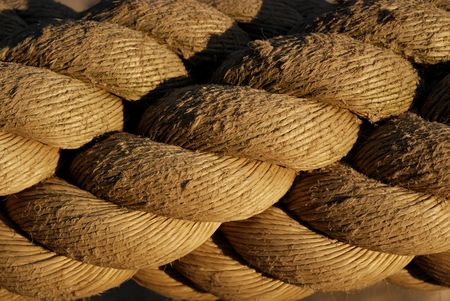 big rope in the play ground