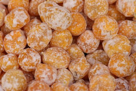 dried food display at the store の写真素材