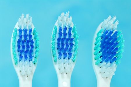 tooth brush in the bath roomの写真素材