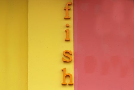 colorful wall in the city の写真素材