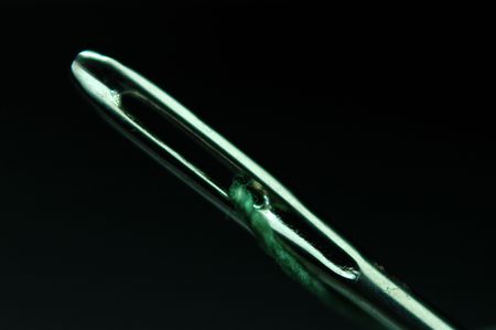 needle eye                              の写真素材