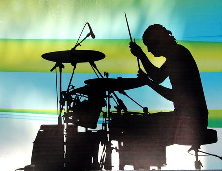 contemporary arts design at the wallの写真素材