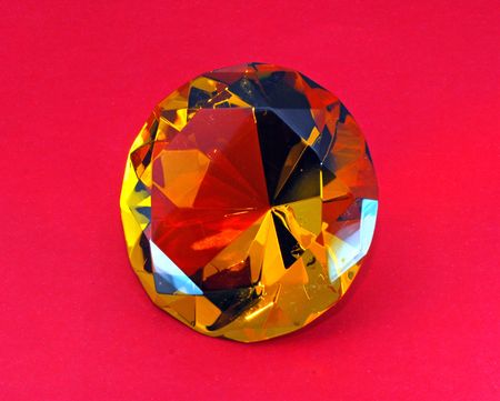 yellow crystalの写真素材