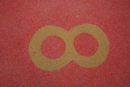 colorful number on the floor の写真素材