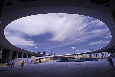 building and parksの写真素材