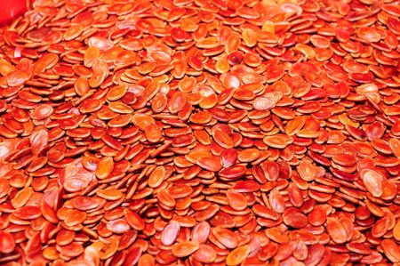 winter seed in the marketの写真素材