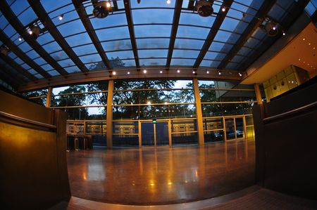 interior of museum