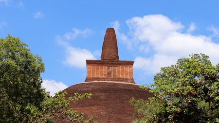 Gigantic  ruins pagoda brick buildの写真素材