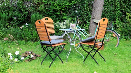 Quiet peaceful home garden