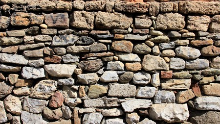 Stone Wall Ancient Place In Macedonia