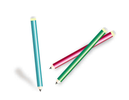 illustrator vector pencilのイラスト素材