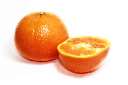 orange isolated on white background Imageの写真素材