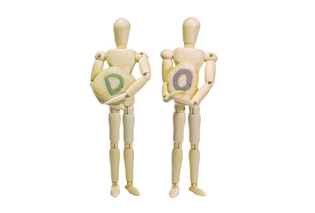 Wooden doll  with stone paint do