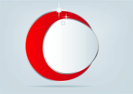 circle banner のイラスト素材