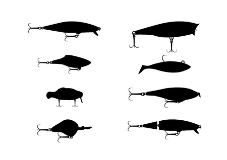 fishing wobblerのイラスト素材