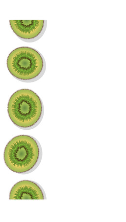 Kiwi backgroundのイラスト素材