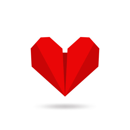 paper heartのイラスト素材