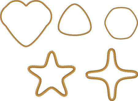 rope frameのイラスト素材