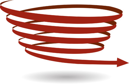 Spiral Arrowのイラスト素材