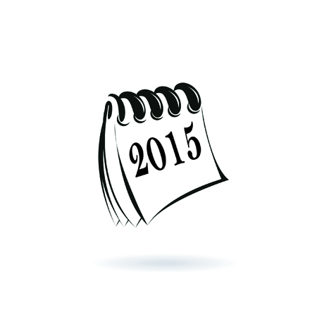 calender 2015のイラスト素材