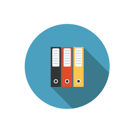 Document file ,Flat style with long shadowsのイラスト素材