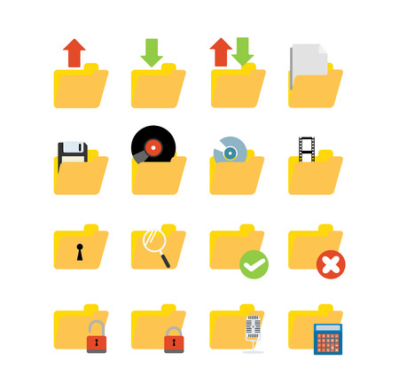 folders iconのイラスト素材