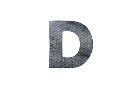 letter of jeans alphabetの写真素材