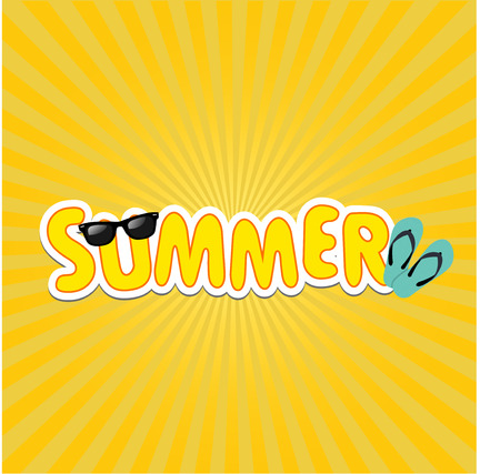 summer abstract のイラスト素材