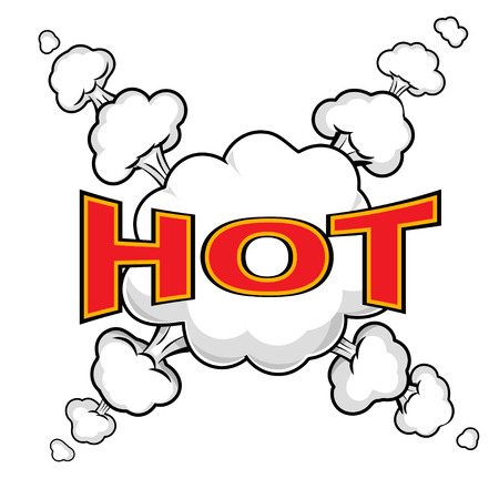 hot   label abstractのイラスト素材