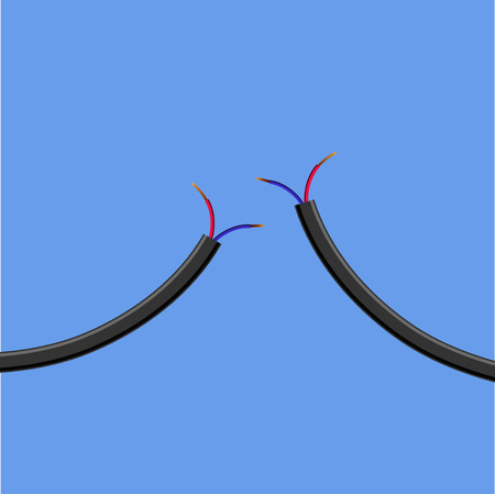 wire cableのイラスト素材