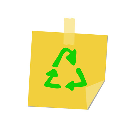 recycle pain のイラスト素材