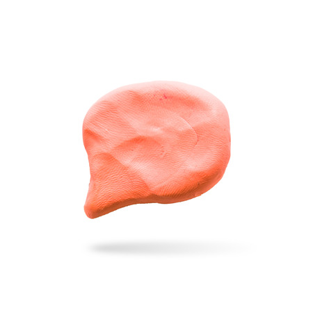 callout icon modelling clayの写真素材