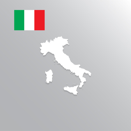 Italy mapのイラスト素材