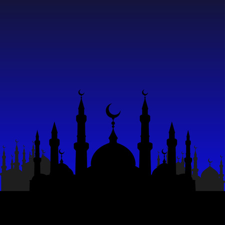 mosque vectorのイラスト素材