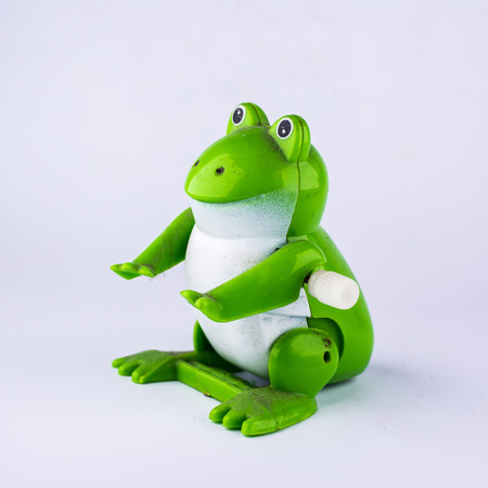 frog  wind up toysの写真素材