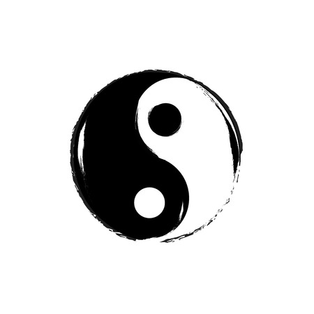 Yin Yang symbol. のイラスト素材
