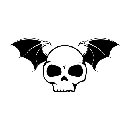 skull vectorのイラスト素材