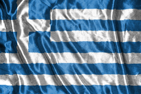 Greece flagの写真素材
